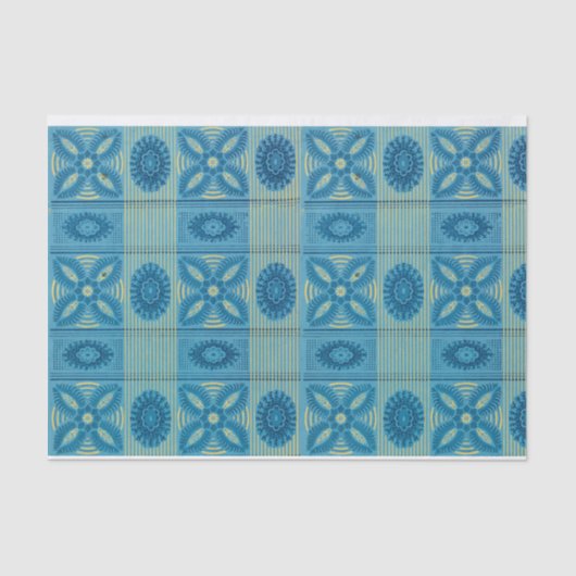 Vintag Blue Designs Seidenpapier (Vorderseite)