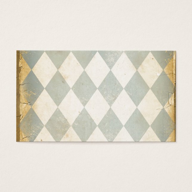 Vintag Blue Diamond Print (Vorderseite)