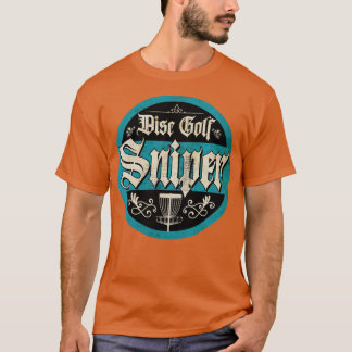 Vintag Blue Disk Golf Sniper T-Shirt