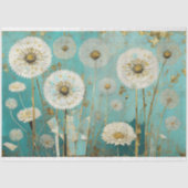 Vintag Blue Floral Decoupage Seidenpapier (Vorderseite)