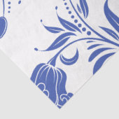 Vintag Blue Floral Decoupage Seidenpapier (Ausschnitt)