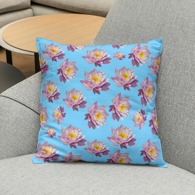Vintag Blue Floral Kissen ( Vintage blue floral pillow at home :D)
