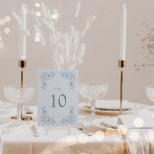 Vintag Blue Floral Tischnummer