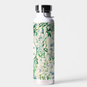 Vintag Blue Floral Trinkflasche (Links)