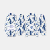 Vintag Blue French Chinoiserie Peacock Wedding Geschenkschachtel (Ungefaltet)