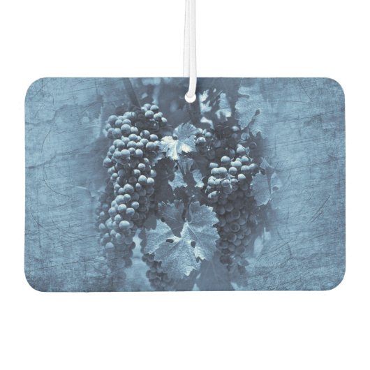 Vintag Blue Grapes Plaster Autolufterfrischer (Vorderseite)