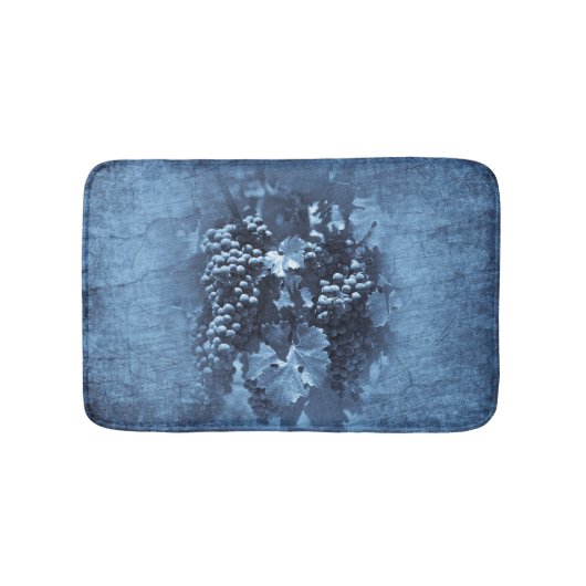 Vintag Blue Grapes Plaster Badematte (Vorderseite)