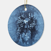 Vintag Blue Grapes Plaster Keramik Ornament (Links)