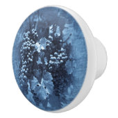 Vintag Blue Grapes Plaster Keramikknauf (Rechts)