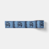 Vintag Blue Grapes Plaster Satinband (Vorderseite)