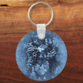 Vintag Blue Grapes Plaster Schlüsselanhänger (Vorderseite)