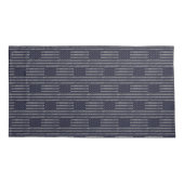 Vintag Blue Grunge American Flag Duales Muster Kissenbezug (Rückseite-Links)