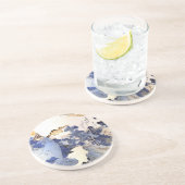 Vintag Blue japan Art Getränkeuntersetzer (Seite)