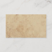 Vintag Blue Love Birds Visitenkarte (Rückseite)