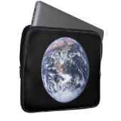 Vintag Blue Marble Earth Space Foto Black Laptopschutzhülle (Vorne Rechts)