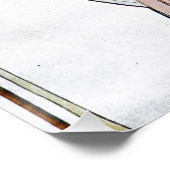 Vintag Blue Moon Goddess Poster (Ecke)