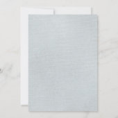 Vintag Blue Mustache Bash Einladung (Rückseite)