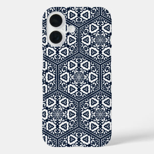 Vintag Blue Ottoman Türkisches Tracery Oriental iPhone 16 Hülle