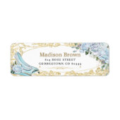 Vintag Blue Rose Gold Princess Ainderella Rückkehr (Vorne)