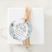 Vintag Blue Rose Princess Coach Brautparty Geschenkanhänger (Beispiel)