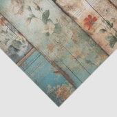 Vintag Blue Shabby Chic Decoupage Seidenpapier (Ausschnitt)