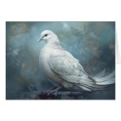 Vintag Blue Wedding Dove (Vorderseite (Horizontal))