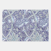 Vintag Blue White Delft Windmill Geschenkpapier Set (Vorderseite 2)