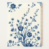 Vintag Blue Willow China Print Planer (Rückseite)