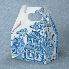 Vintag Blue Willow Gevor Box Geschenkschachtel