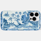 Vintag Blue Willow iPhone Case (Rückseite (Horizontal))