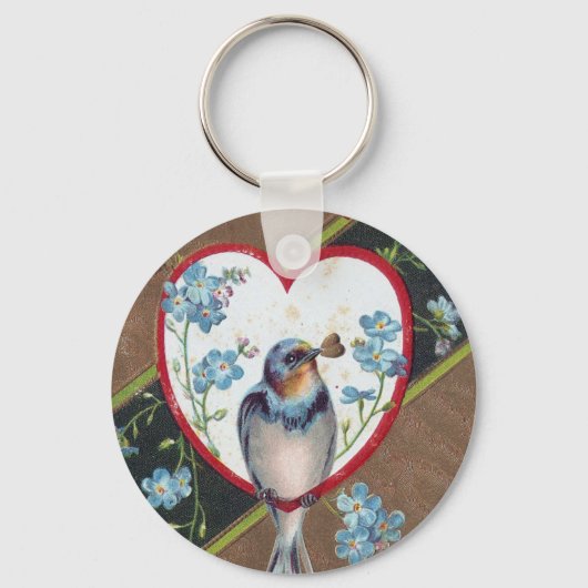 Vintag Bluebird Schlüsselanhänger (Vorderseite)