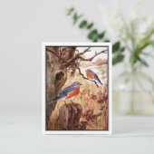 Vintag Bluebird von Robert Bruce Horsfall Postkarte (Stehend Vorderseite)