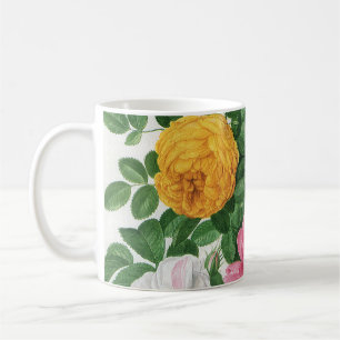 Vintag blühende Blume, Frühjahrsgärten-Rose Kaffeetasse