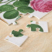 Vintag blühende Blume, Frühjahrsgärten-Rose Puzzle (Seite)