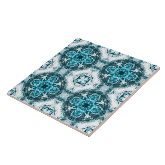 Vintag, blumenblau, pastellblau, weiß, hellgrau fliese (Seite)