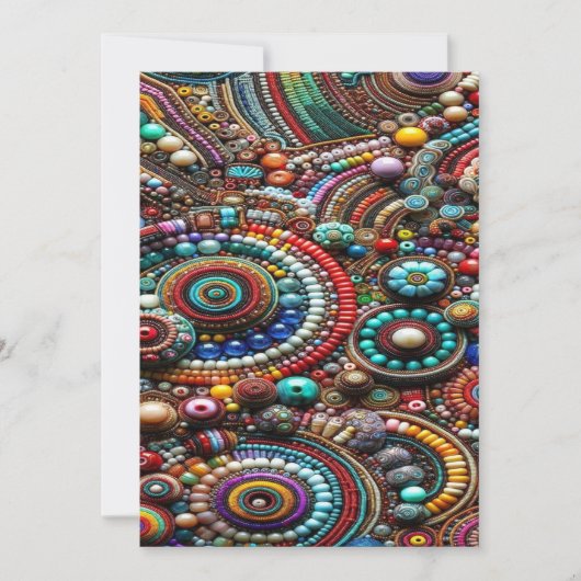 Vintag blumenreich einladung (Vorderseite)