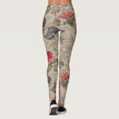 Vintag blumenreich leggings (Rückseite)