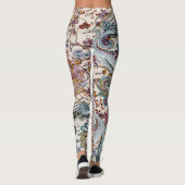 Vintag blumenreich leggings (Rückseite)