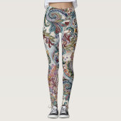 Vintag blumenreich leggings (Vorderseite)