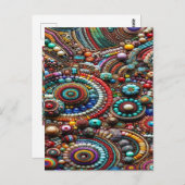 Vintag blumenreich postkarte (Vorne/Hinten)