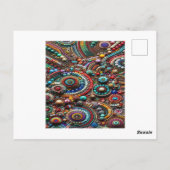 Vintag blumenreich postkarte (Rückseite)