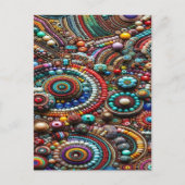 Vintag blumenreich postkarte (Vorderseite)