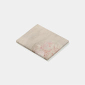 Vintag Blush Bloral Peak Post-it Klebezettel (angewinkelt)