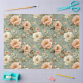 Vintag Blush Pink Blumenmuster Decoupage Seidenpapier (Basteln)