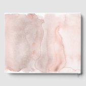 Vintag Blush und Marsala Floral Wedding Gästebuch (Rückseite)