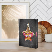 Vintag Blütenrosa Potpourri Vase Fotoblock