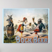 Vintag Bock Beer Poster (Vorne)