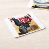 Vintag Bock Ber Poster Rechteckiger Pappuntersetzer (angewinkelt)
