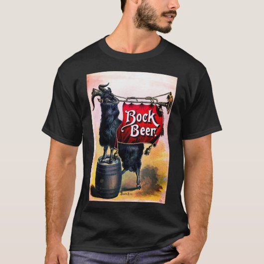 Vintag Bock Ber Poster T-Shirt (Vorderseite)