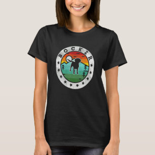Vintag Bocker Retro Dog Mama Vater T-Shirt